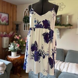 Floral Spaghetti Strap Dress